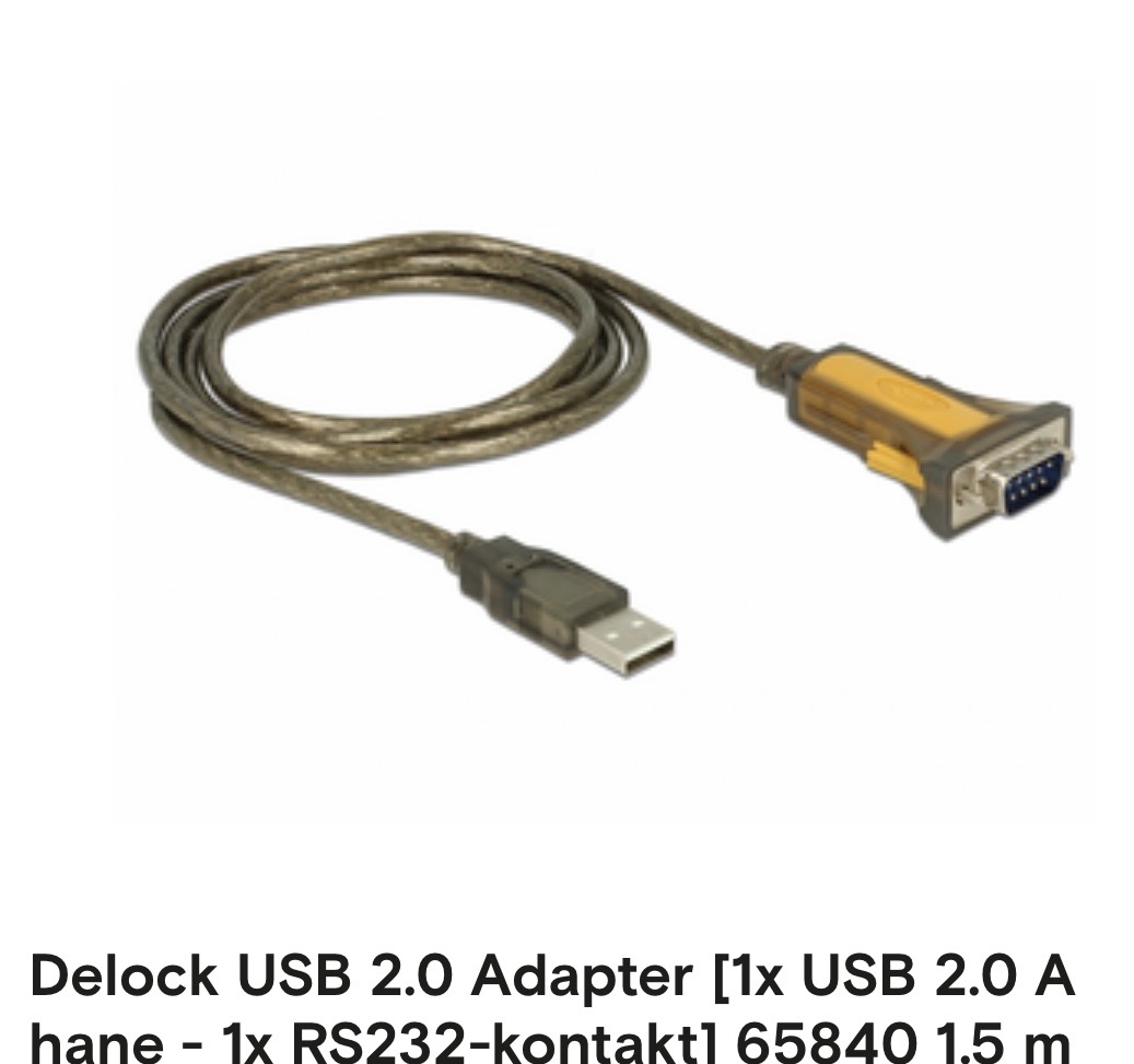 Usb till com-port