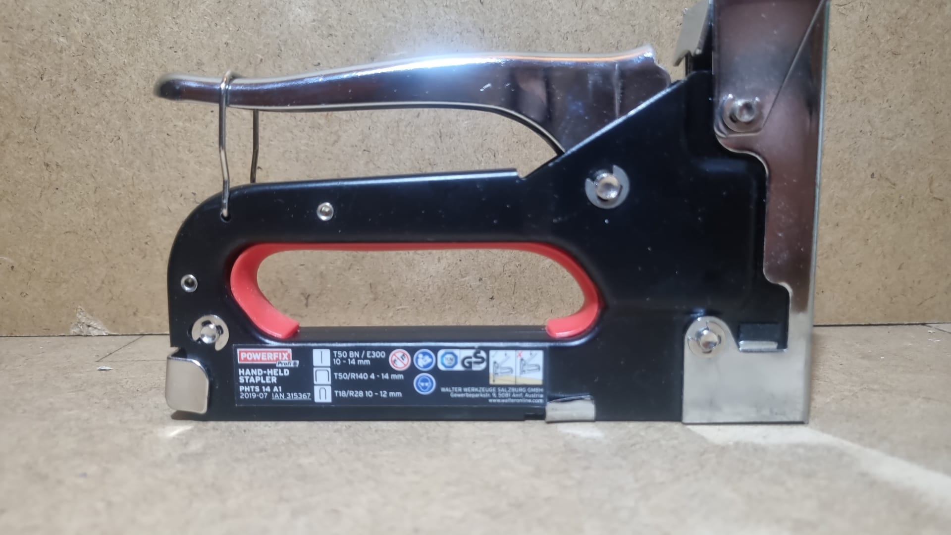 Häftpistol-set powerfix profi inkl. klamrar