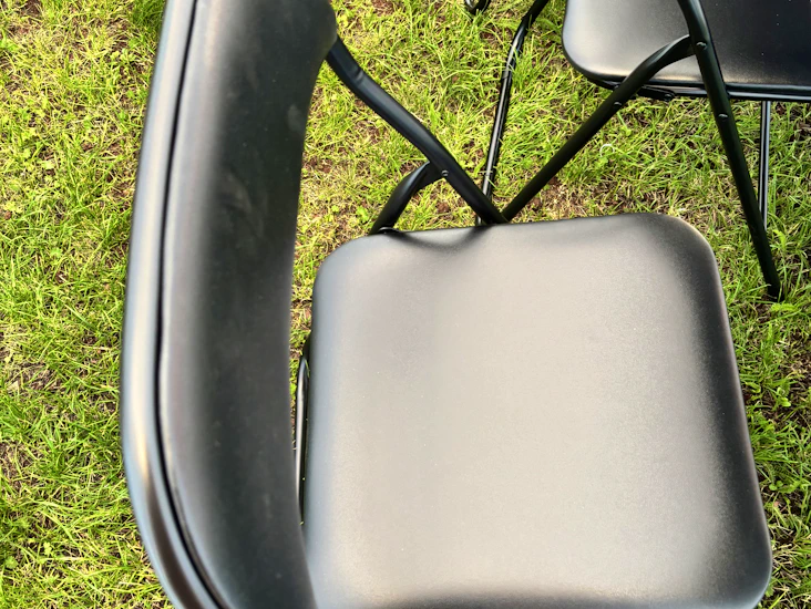 Klappstolar svart pvc 1 - 50 stk