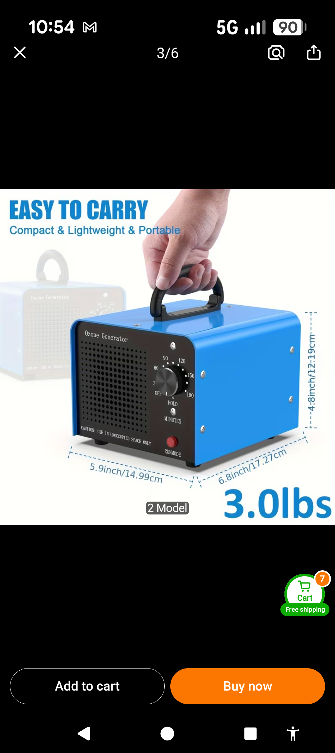 Ozone machine