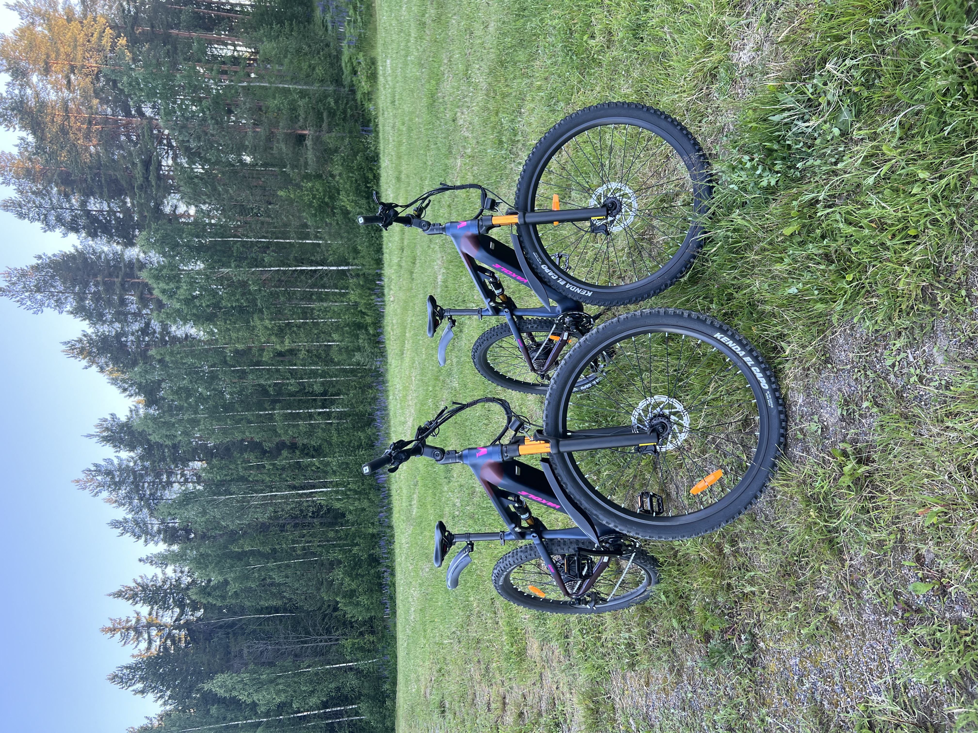 2x täysjousitettua sähköpyörää n.100km rangella