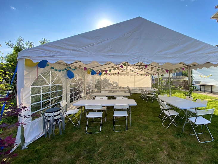 Partytält 40kvm