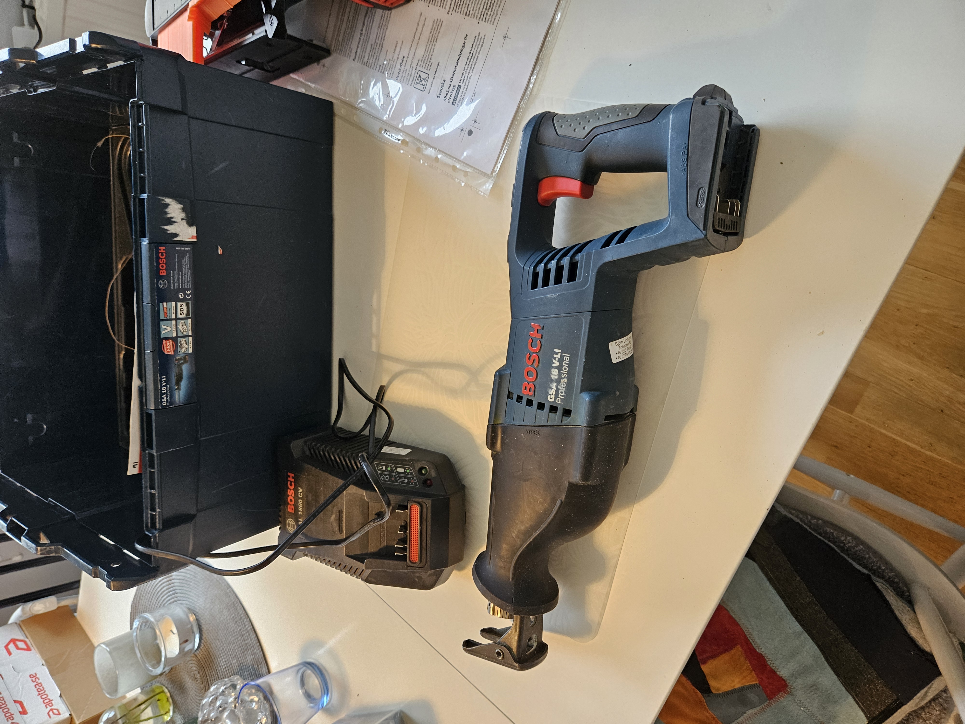Bosch gsa 18v-li tigersåg batteridriven