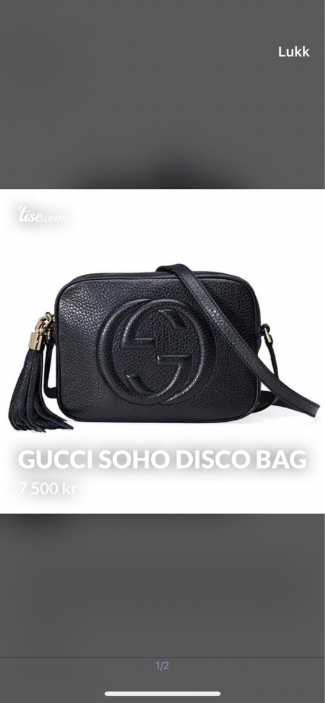 Gucci disco bag