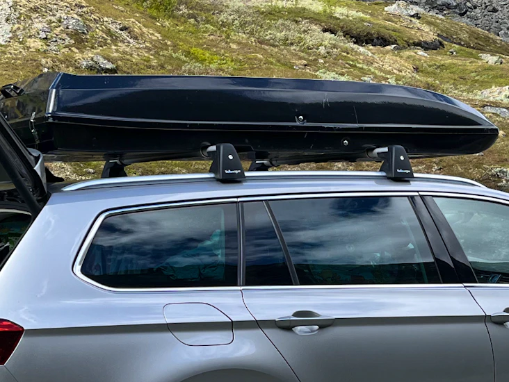 Takbox med wv passat takräcken,