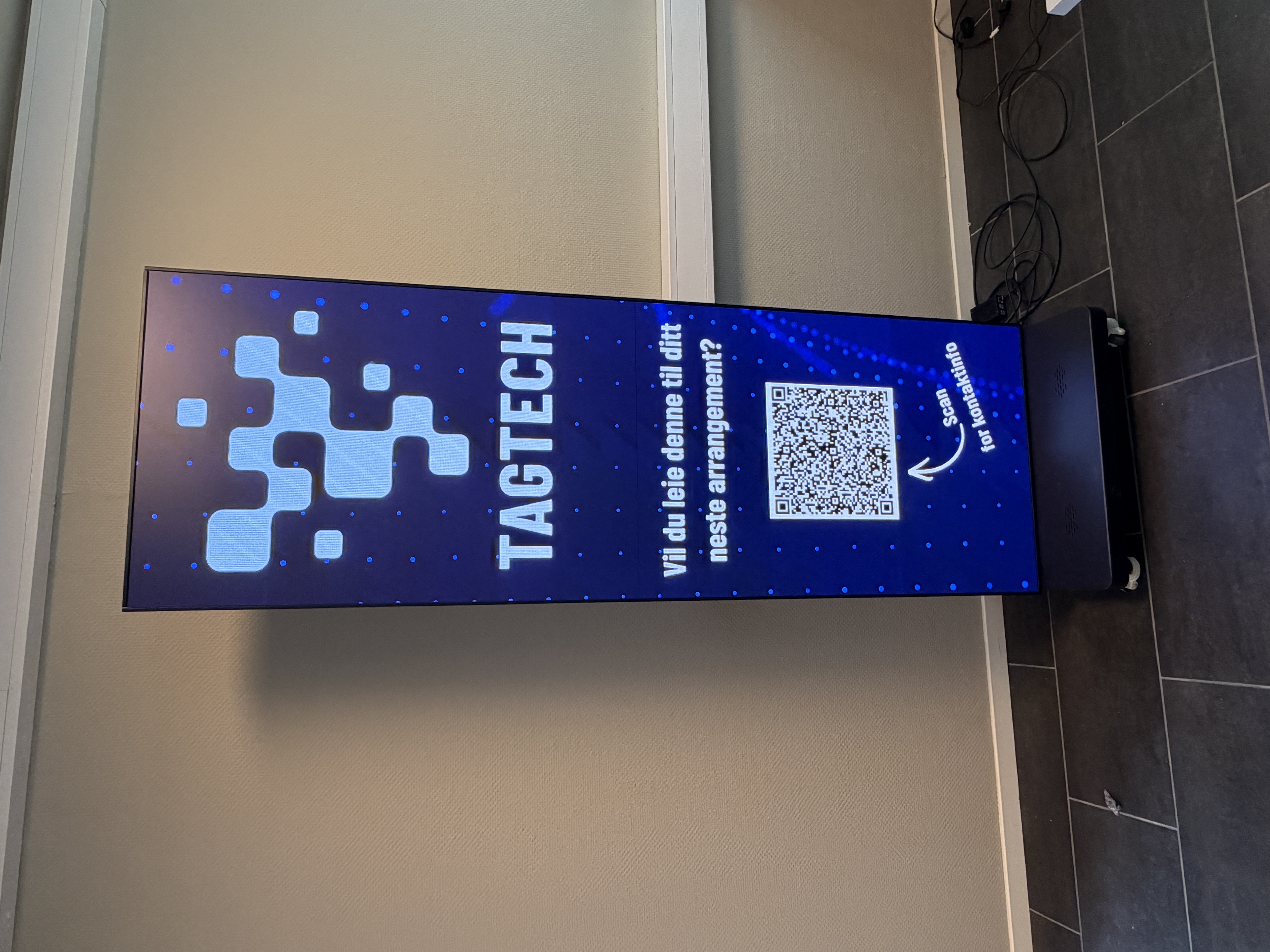 Led skjerm (roll-up) med programvare plug&play