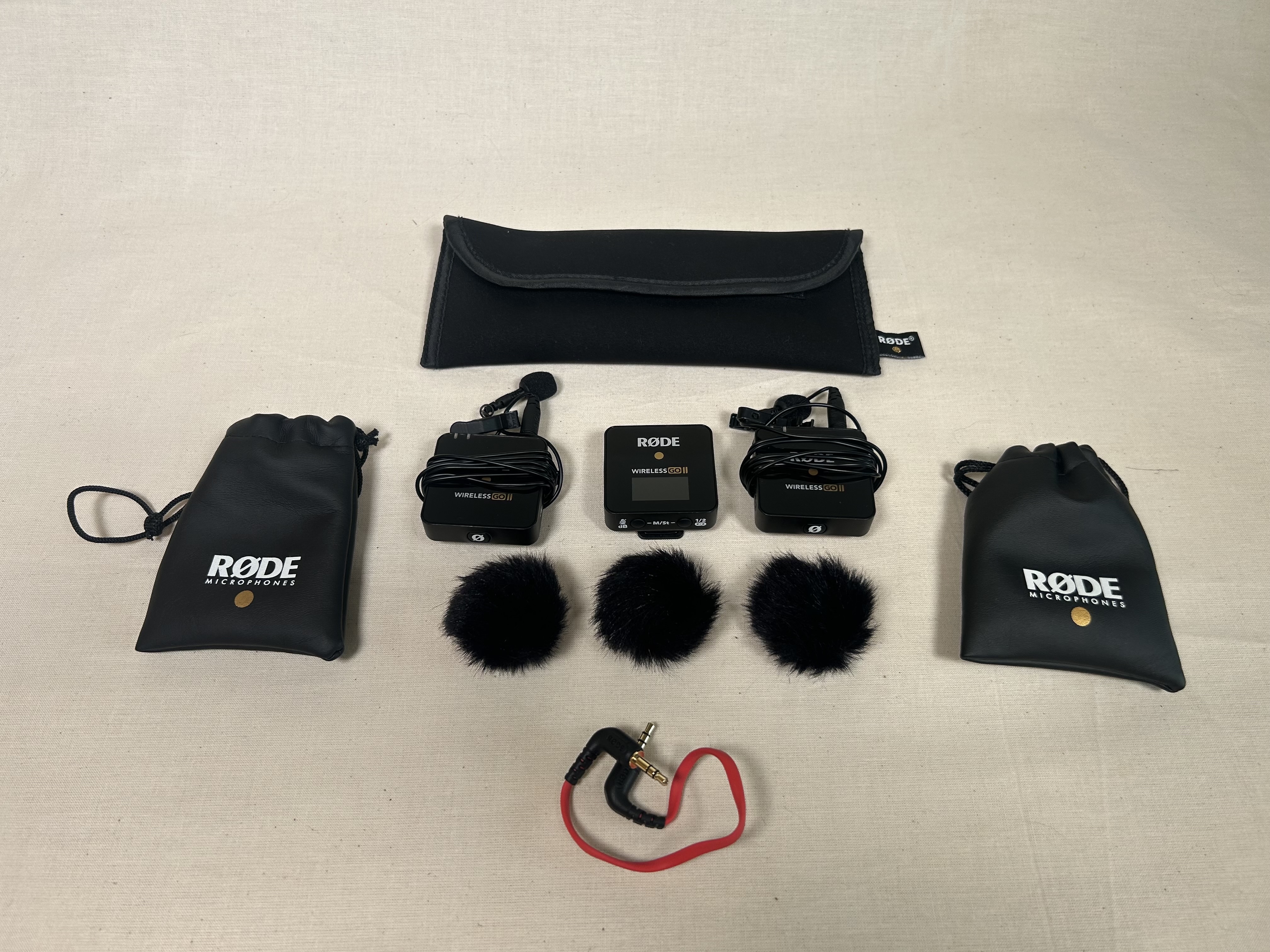 Rode wirless go ii lavelier microphones 