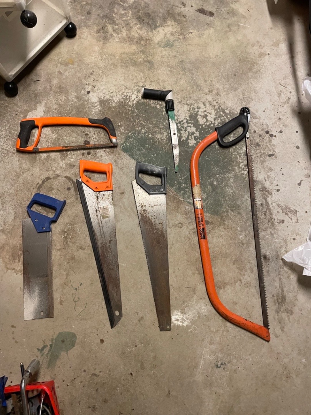 Ulike typer håndsag