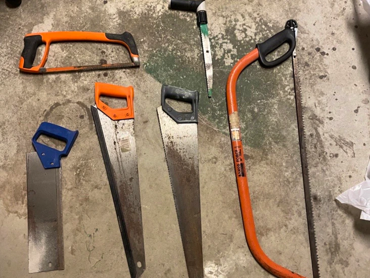 Ulike typer håndsag