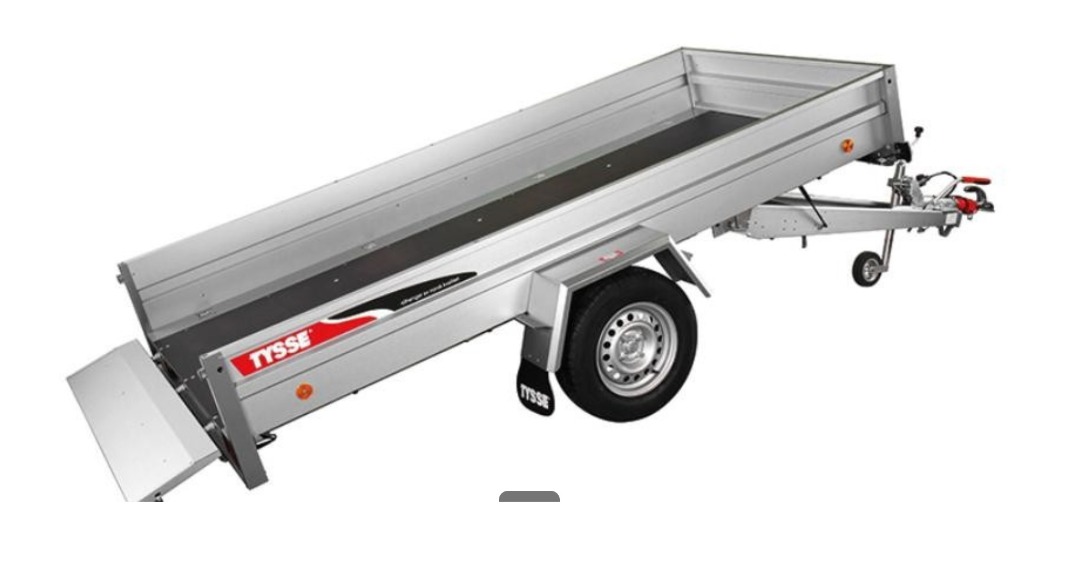 Stor varehenger med tipp kassemål 320*150