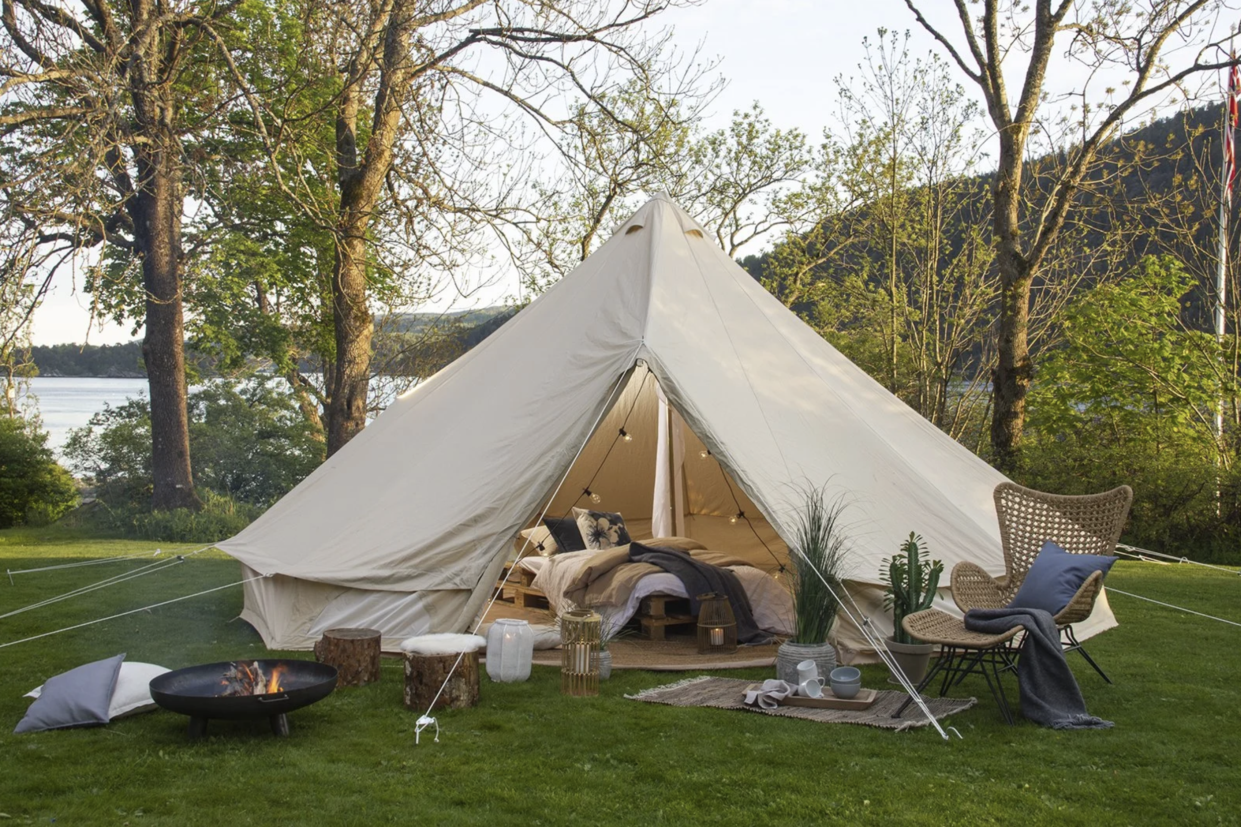 Glamping telt til leie