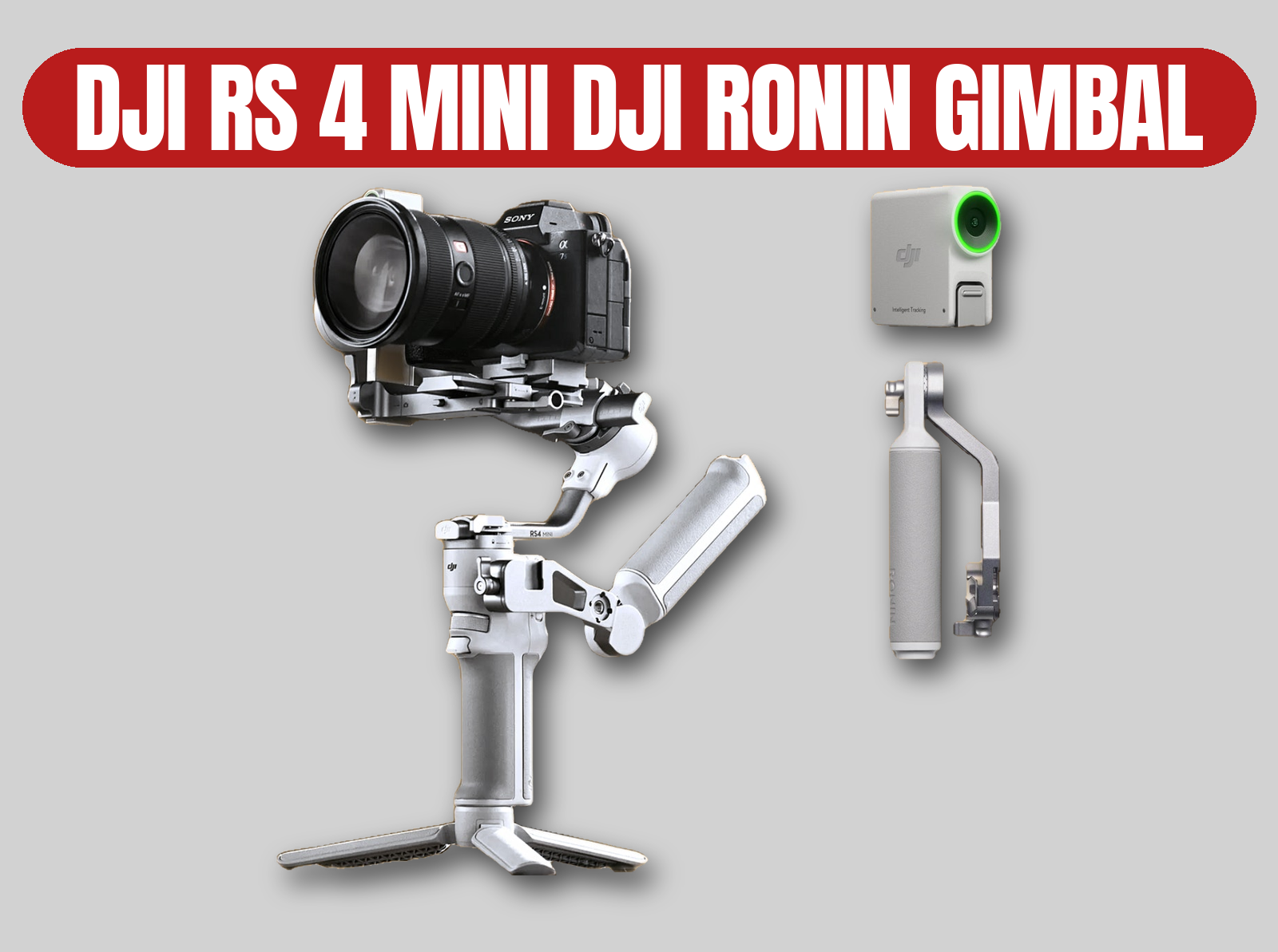 Dji rs 4 mini pro combo set | dji ronin / gimbal / stabilizer / ai auto tracking module / handle