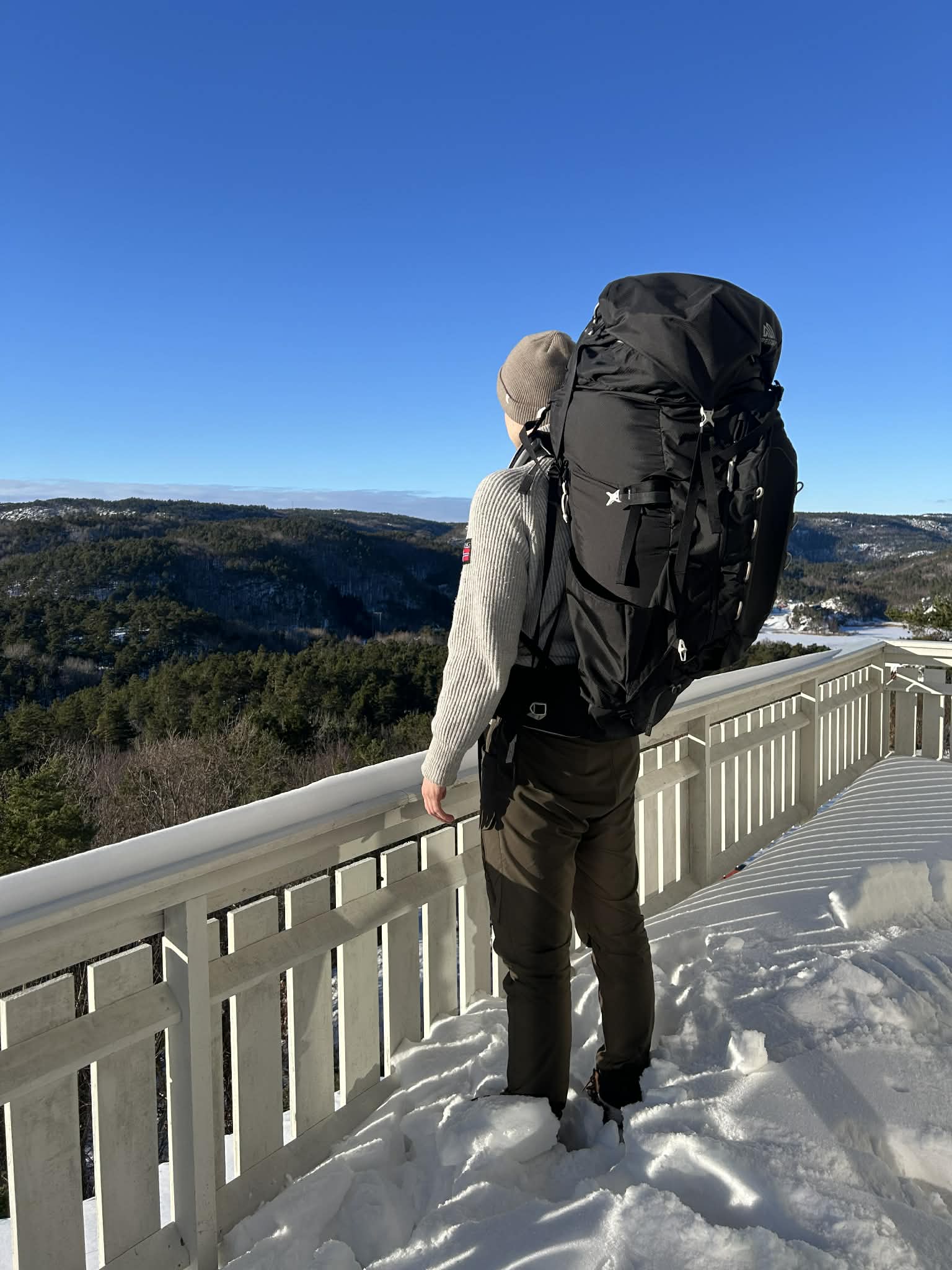 Stor 100l tursekk – gregory denali – perfekt for fjelltur
