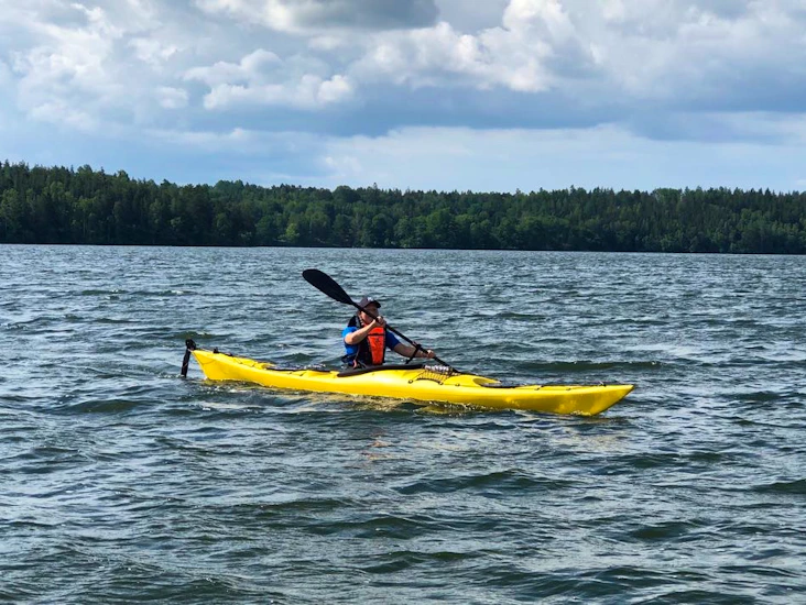 Havskajak, havspaddeln eskimå