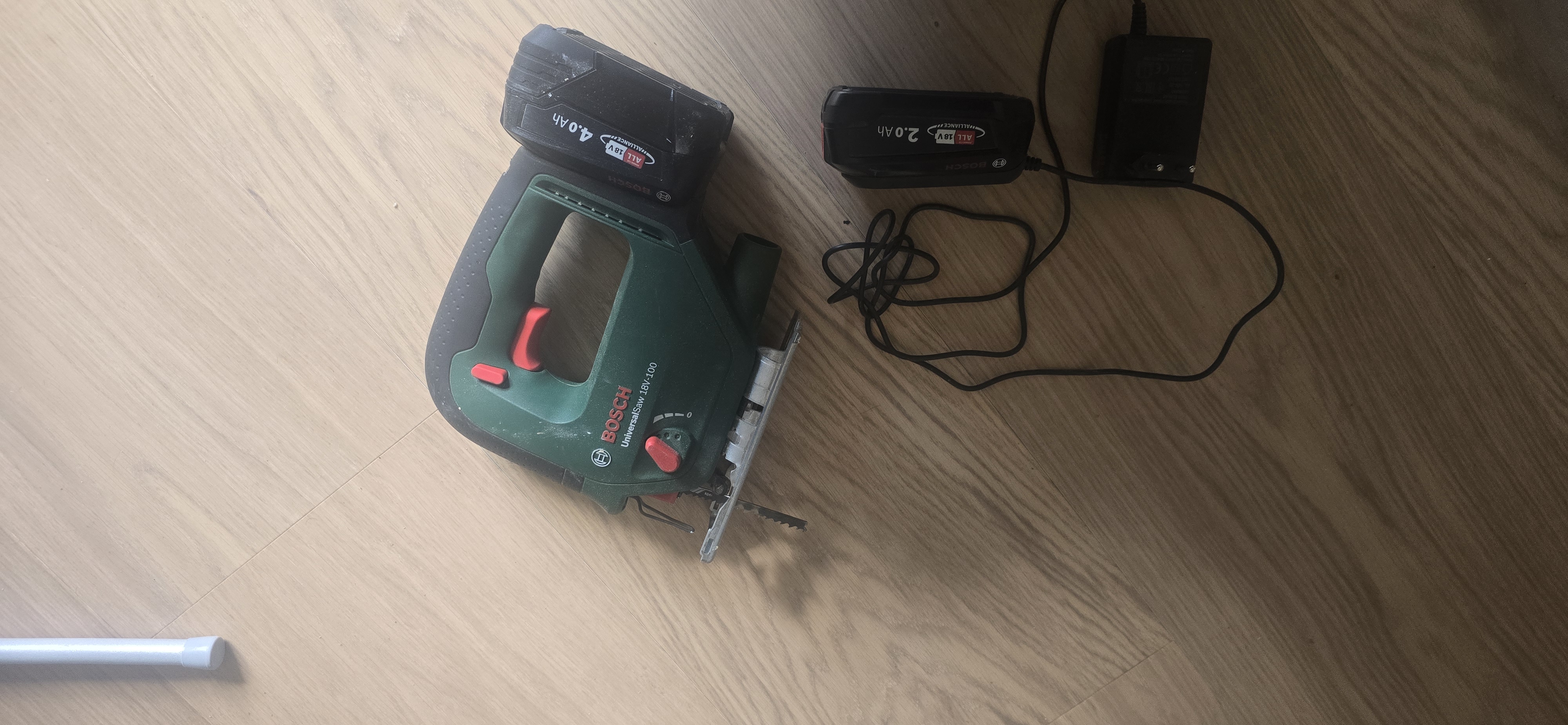 Bosch stikksag med ekstra batteri