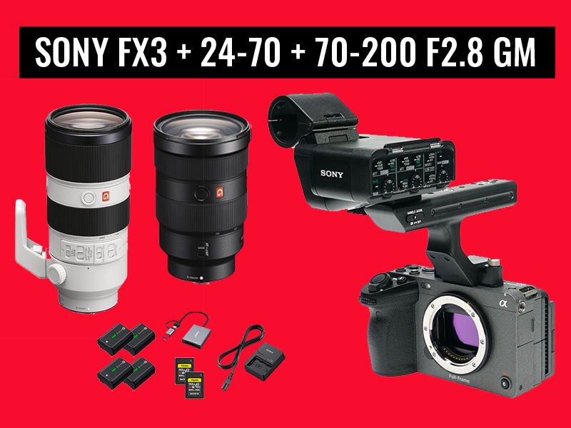 Sony fx3 + 24-70 + 70-200 f2.8 gm