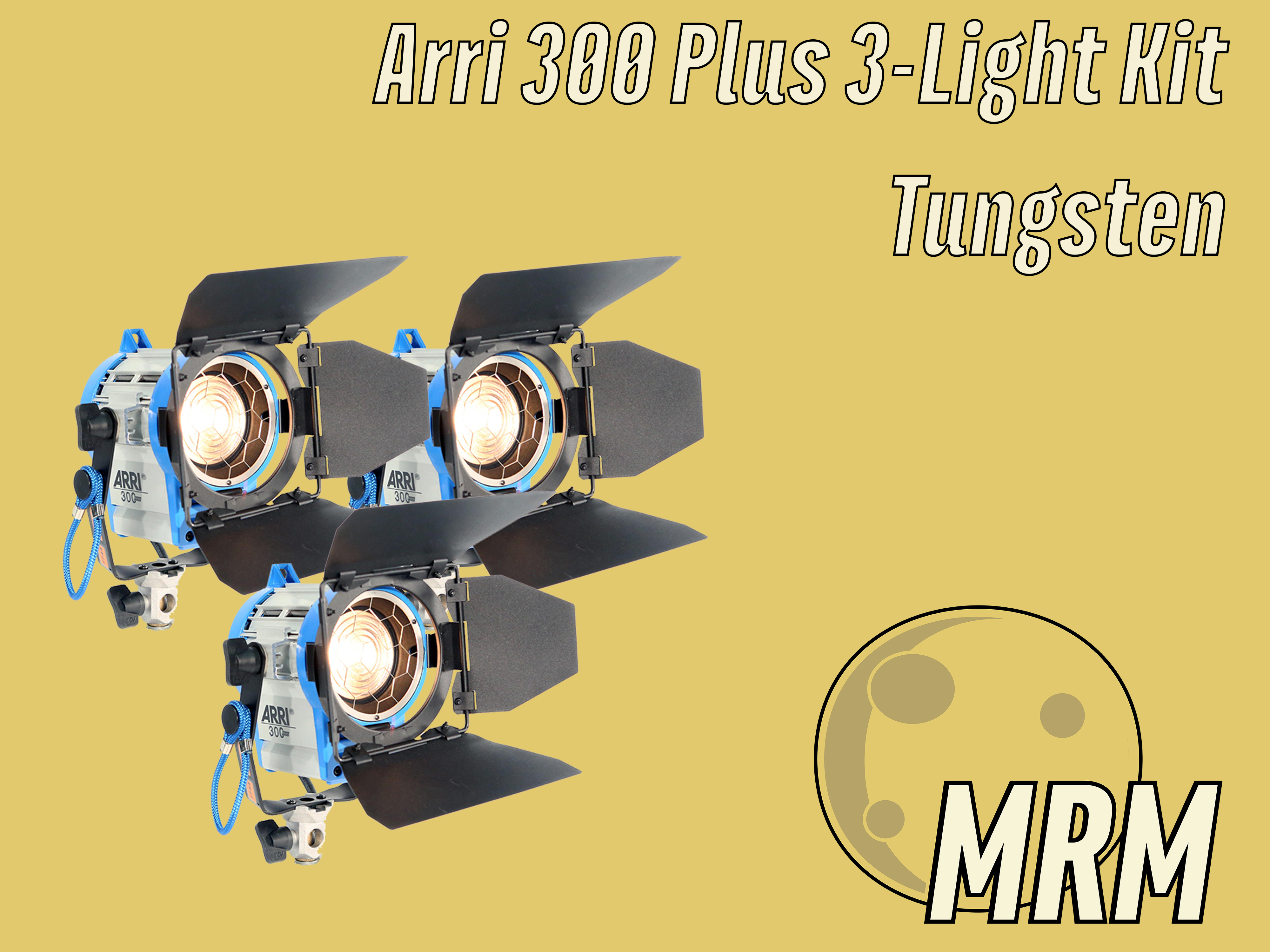 Arri 300 plus 3-light kit