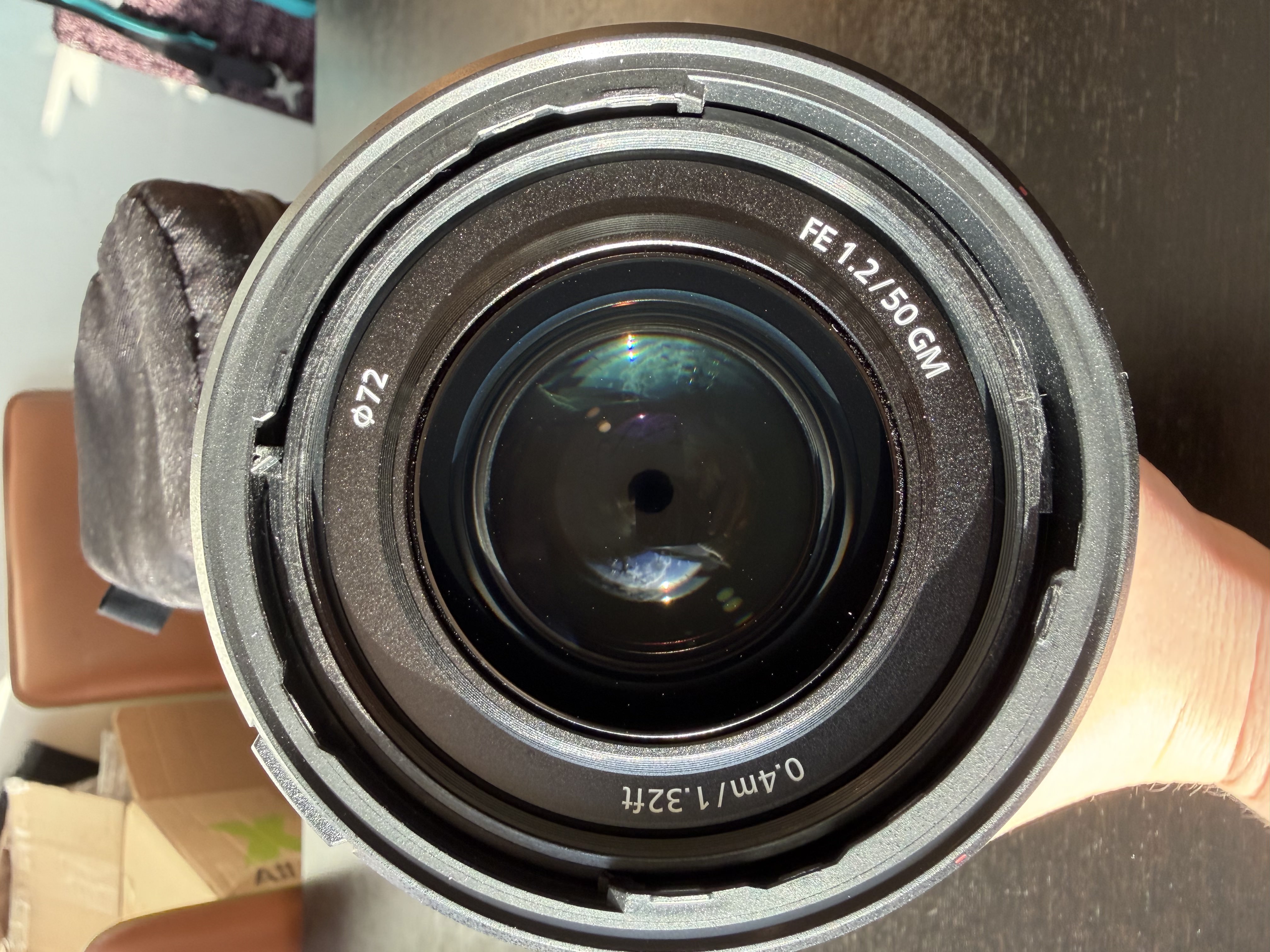 Sony 50mm f/1.2 gm objektiv (professional portrait lens)