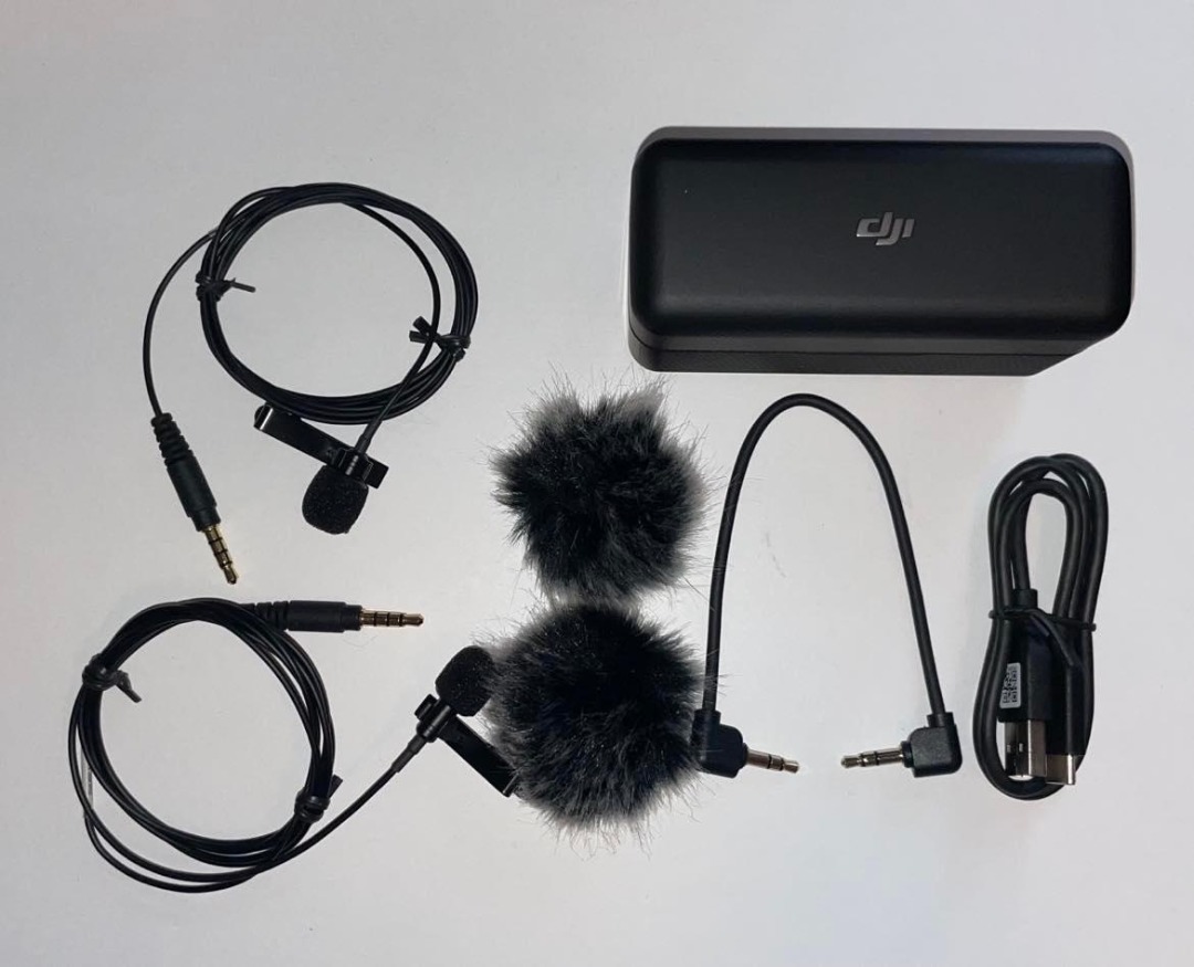Dji mic m/ 2x shure lavalier (trådløs mygg)