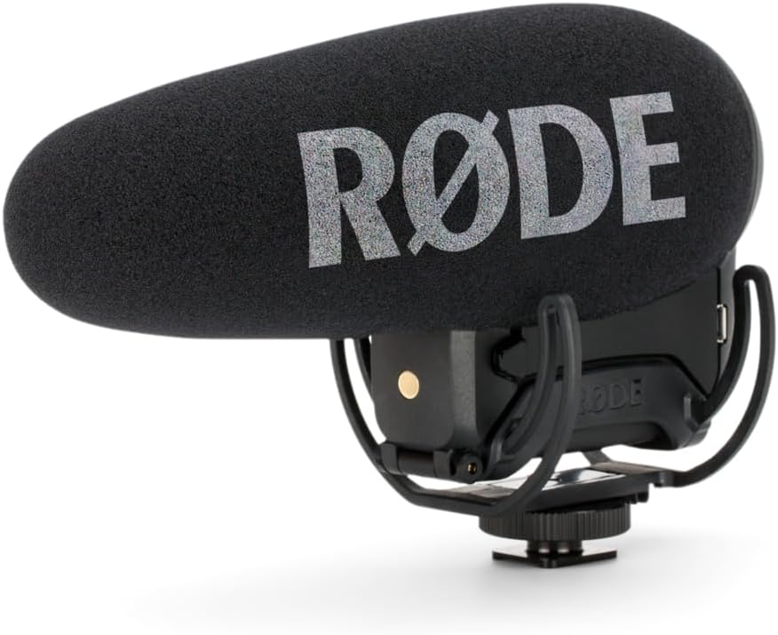 Røde videomic pro+ premium on-camera shotgun microphone