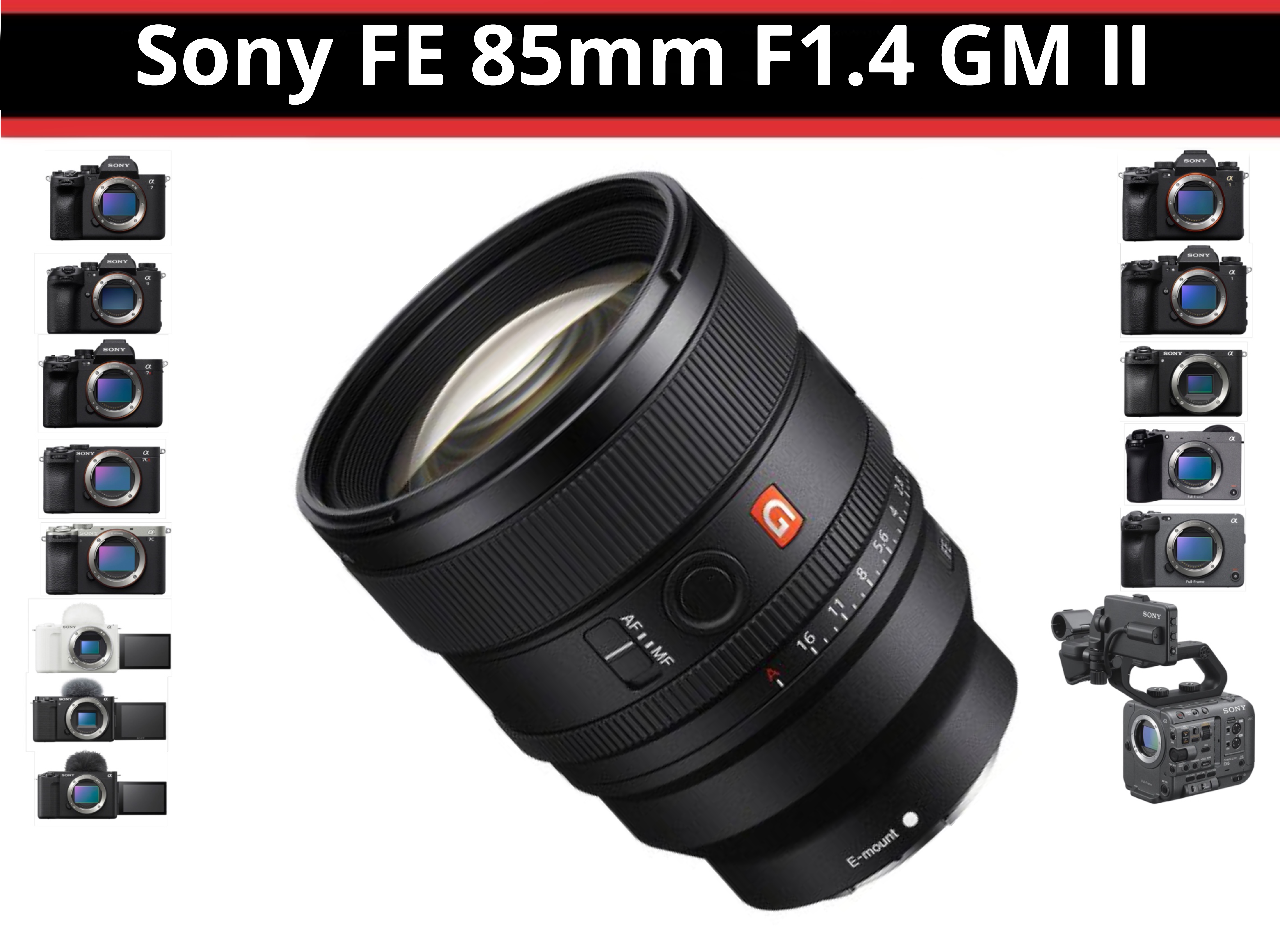 Sony fe 85mm f1.4 gm ii ( sony 85mm gmii  )