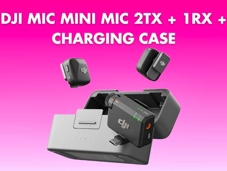 Dji mic mini (2 tx + 1 rx + charging case)