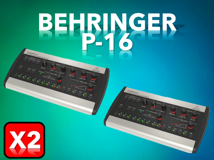 Behringer p16 digital in ear unit x2