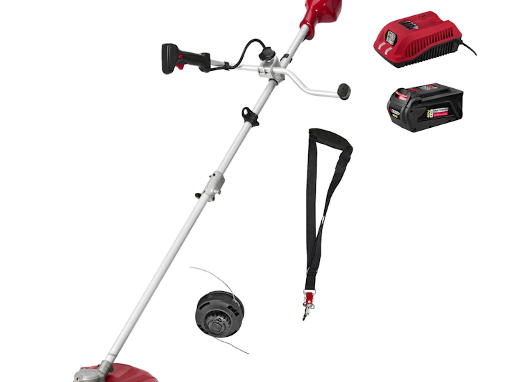 Meec batteridrevet gresstrimmer 40 v 5,0 ah 26/38 cm