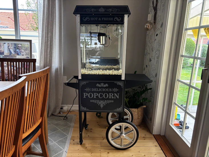 Popcornvagn - elegant och snabb!