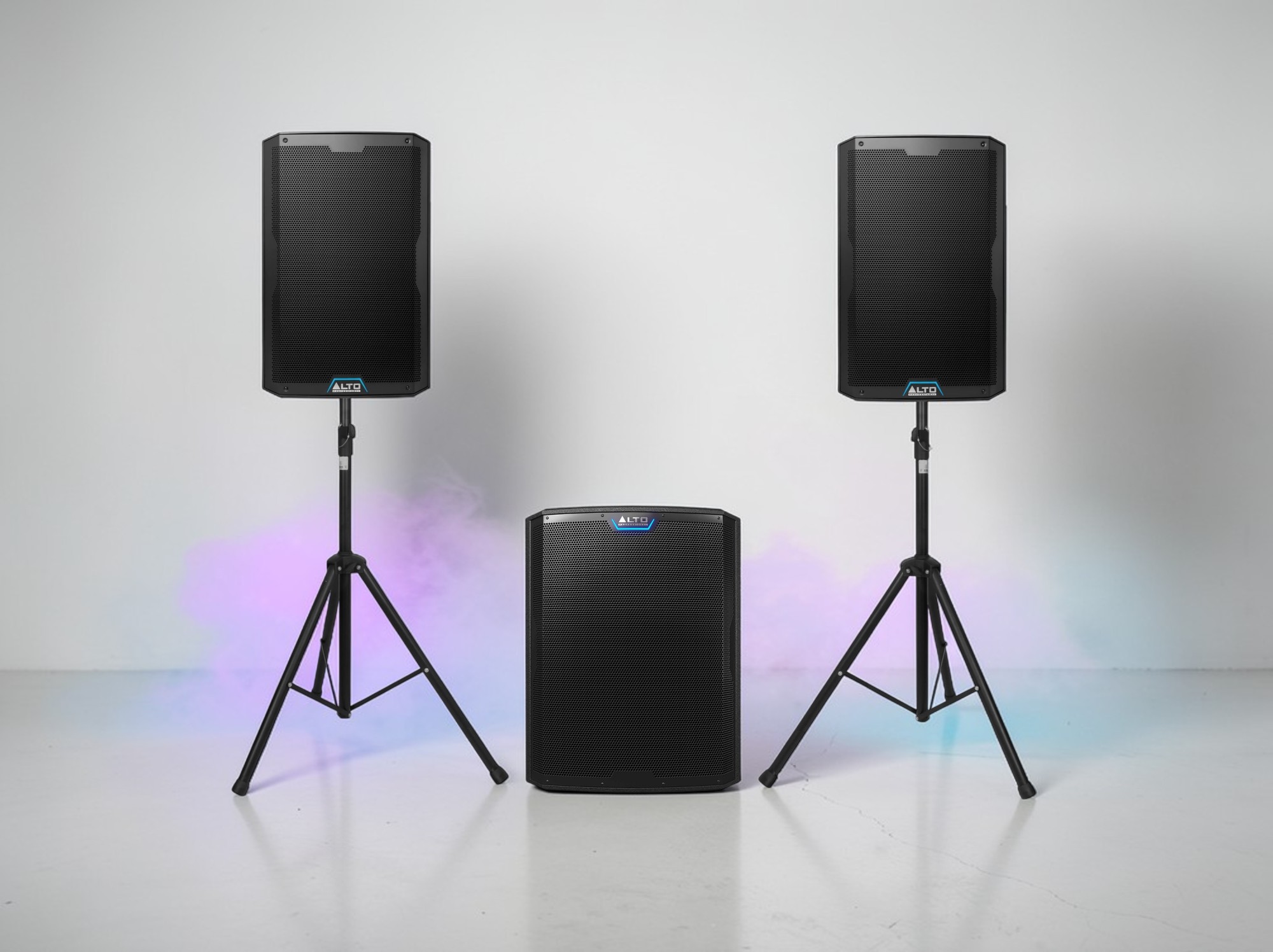 Kraftigt högtalarpaket med sub