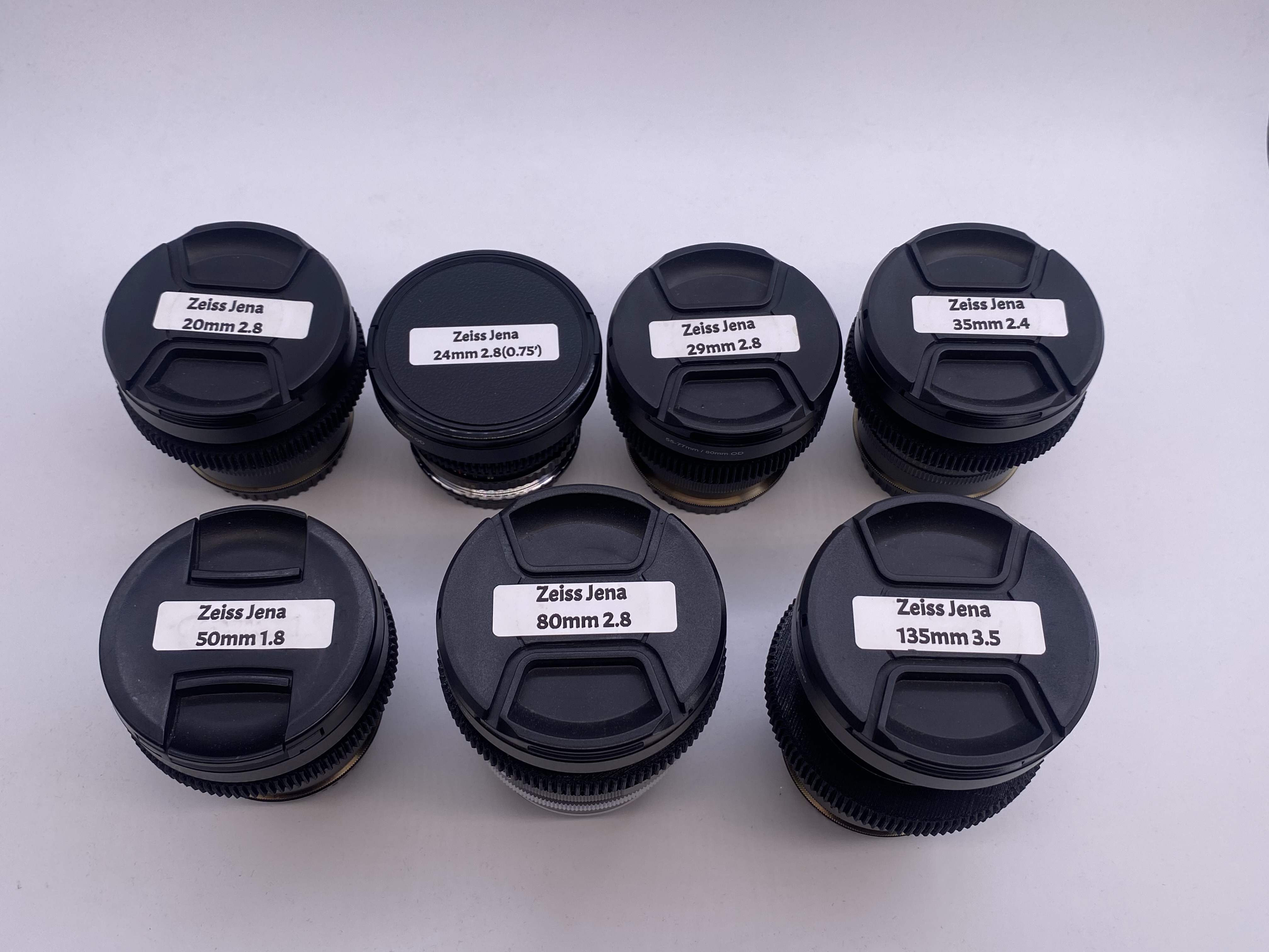 Zeiss jena vintage lens set 