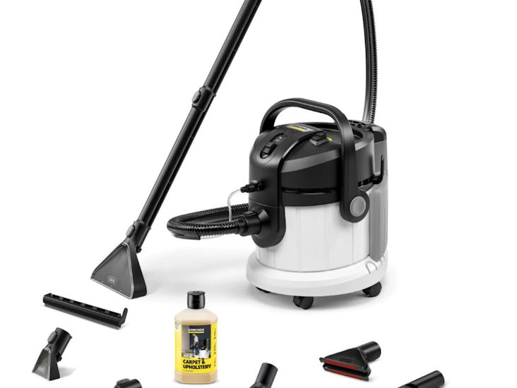 Rensemaskin til sofa, tepper og bil – kärcher s4 (enkel i bruk)