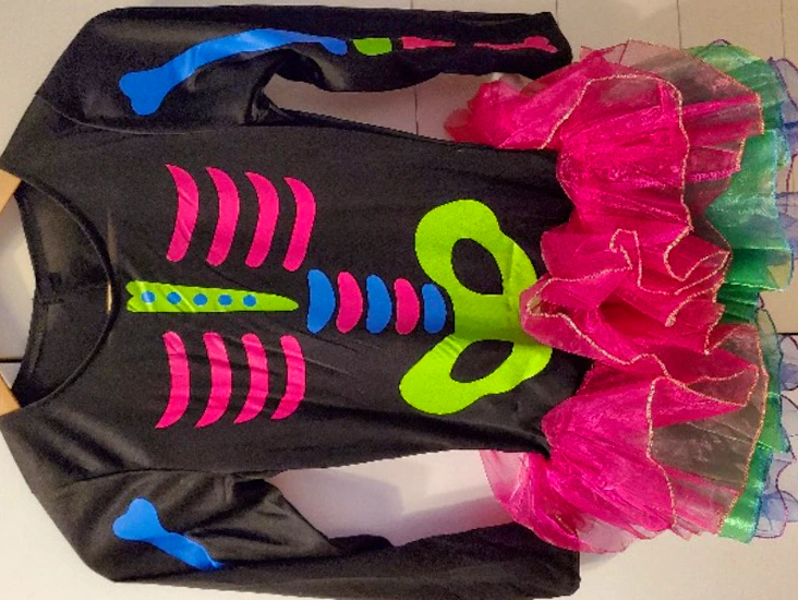 Skelettklänning barn