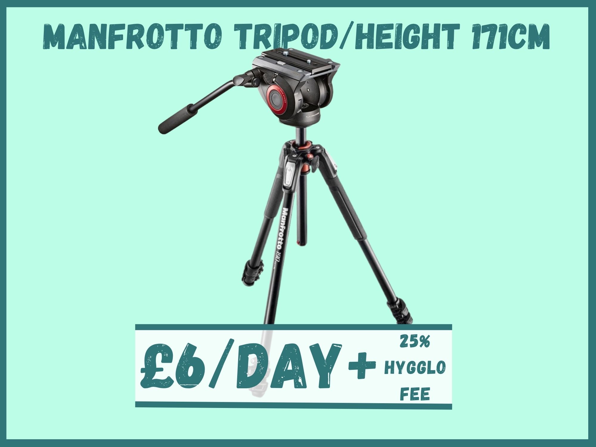 Manfrotto tripod + video head mvh500ah