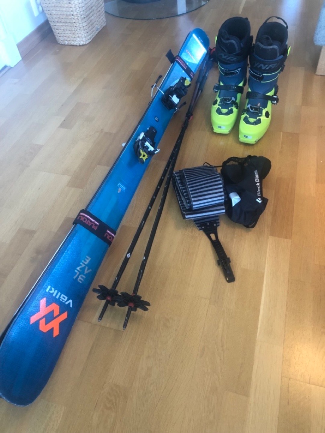 Topptur ski,sko,feller og staver leies ut 