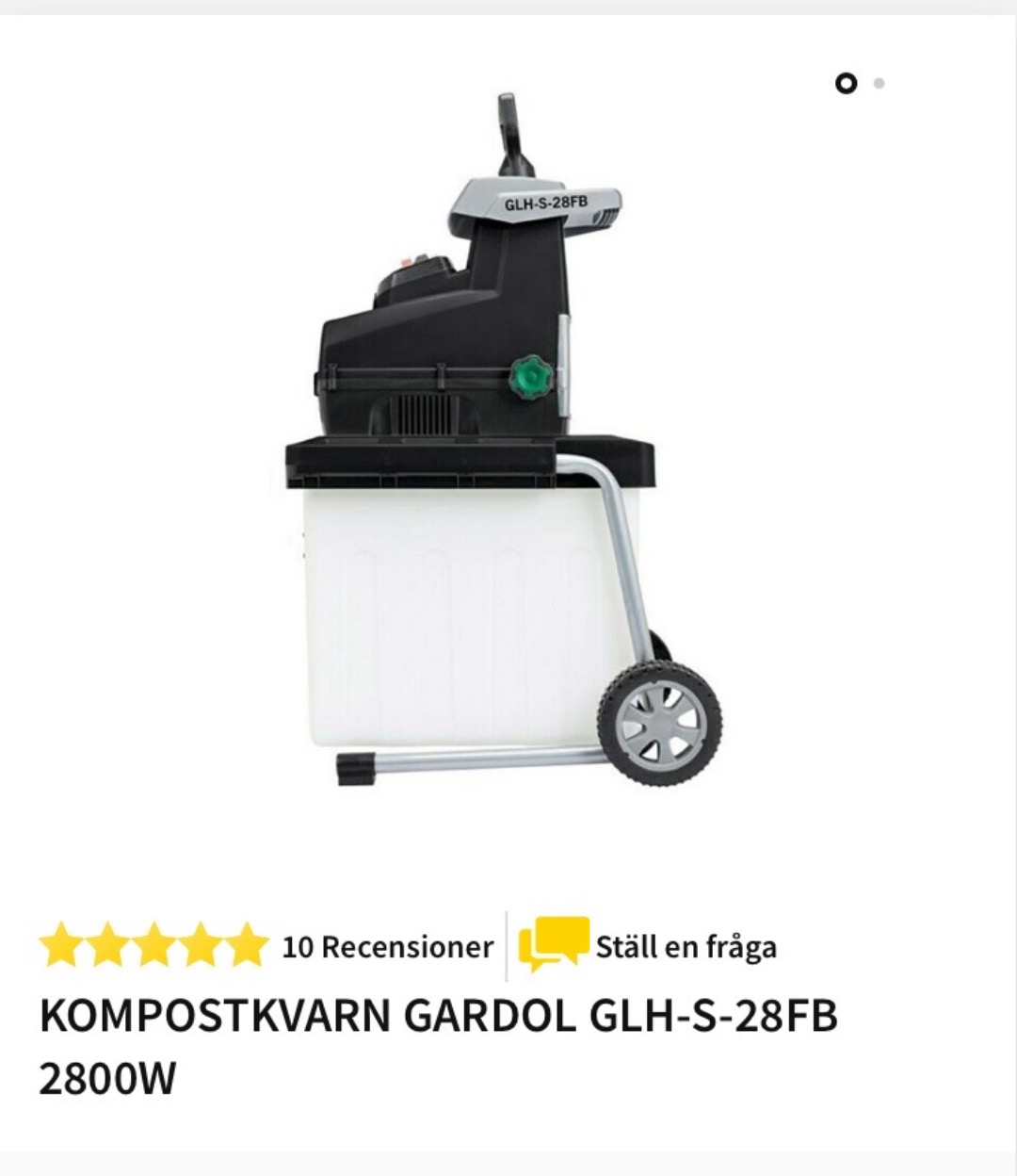 Stark och smidig kompostkvarn