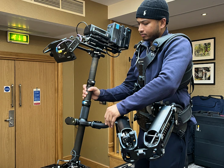 Steadicam with the operator