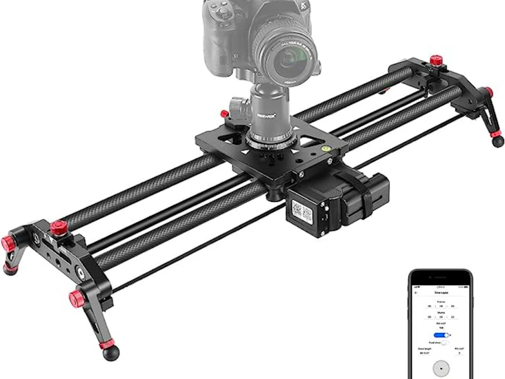 Camera slider motorized, 80cm with battery.