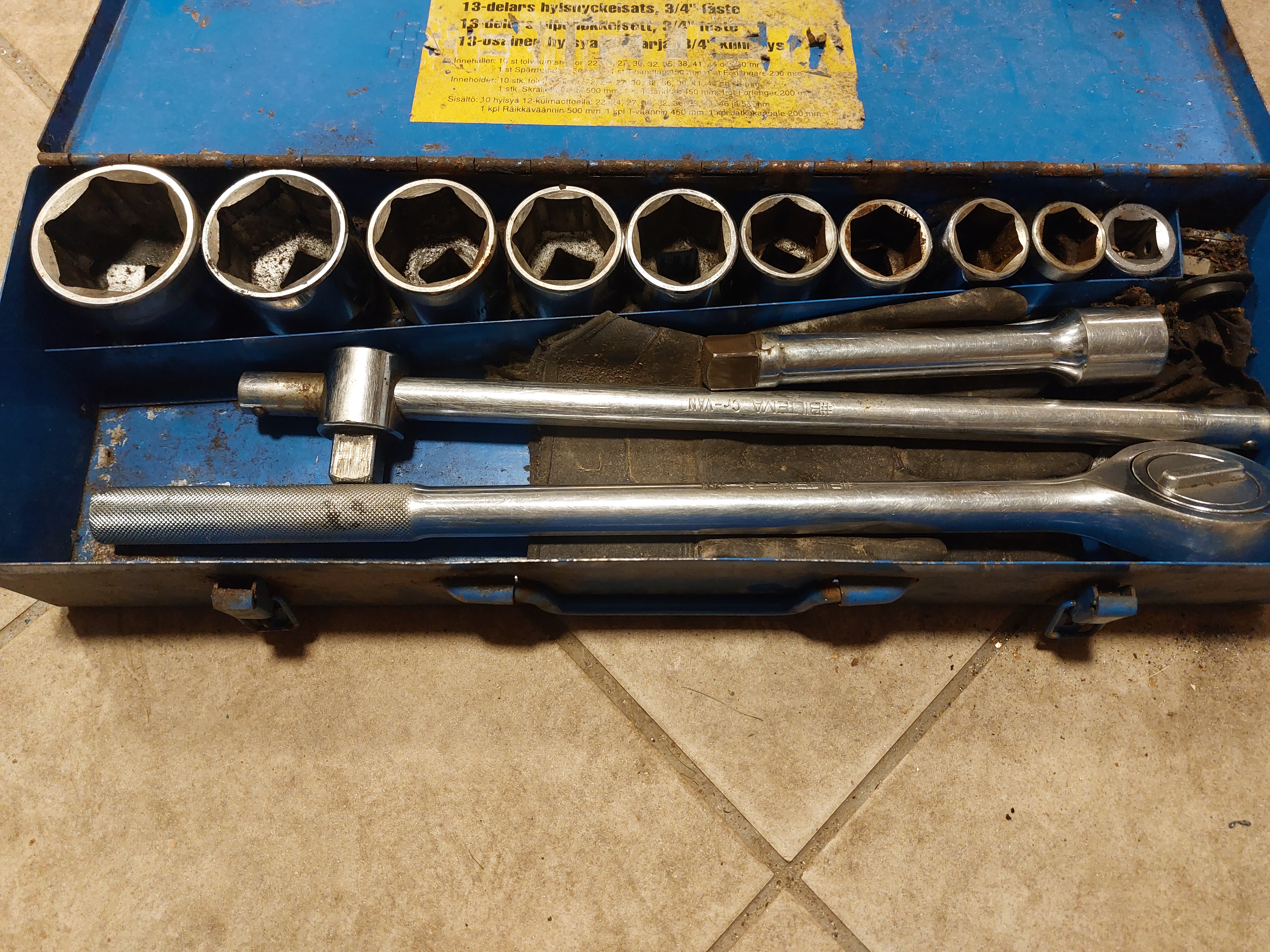 Krafthylsnyckelsats