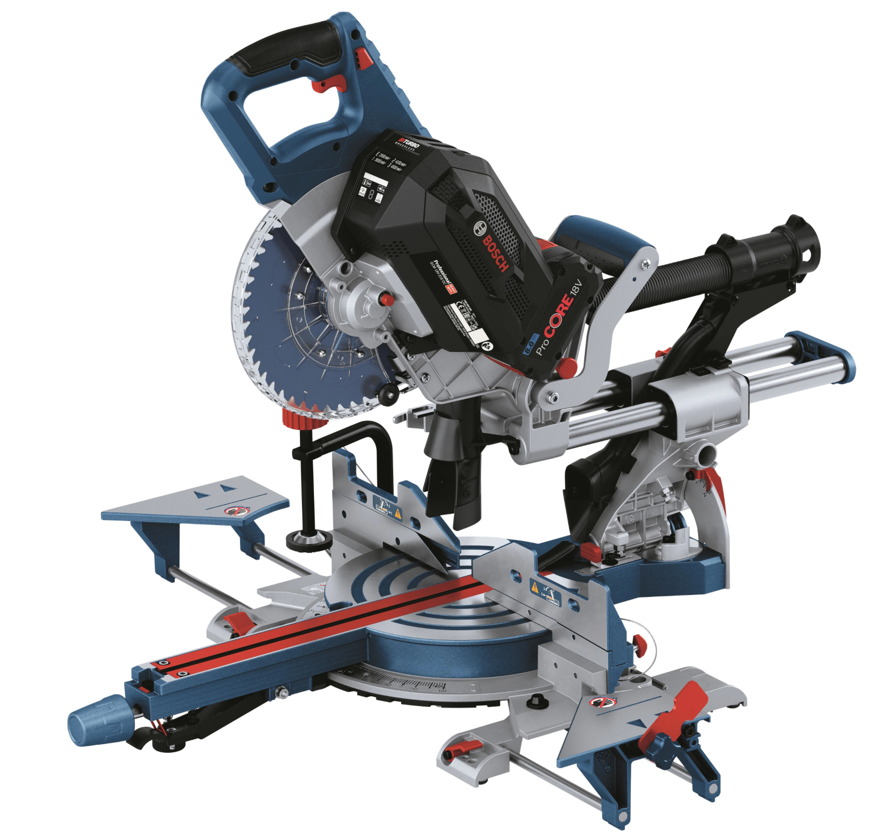 Bosch 18v kapp- og gjærsag  m/ stativ  