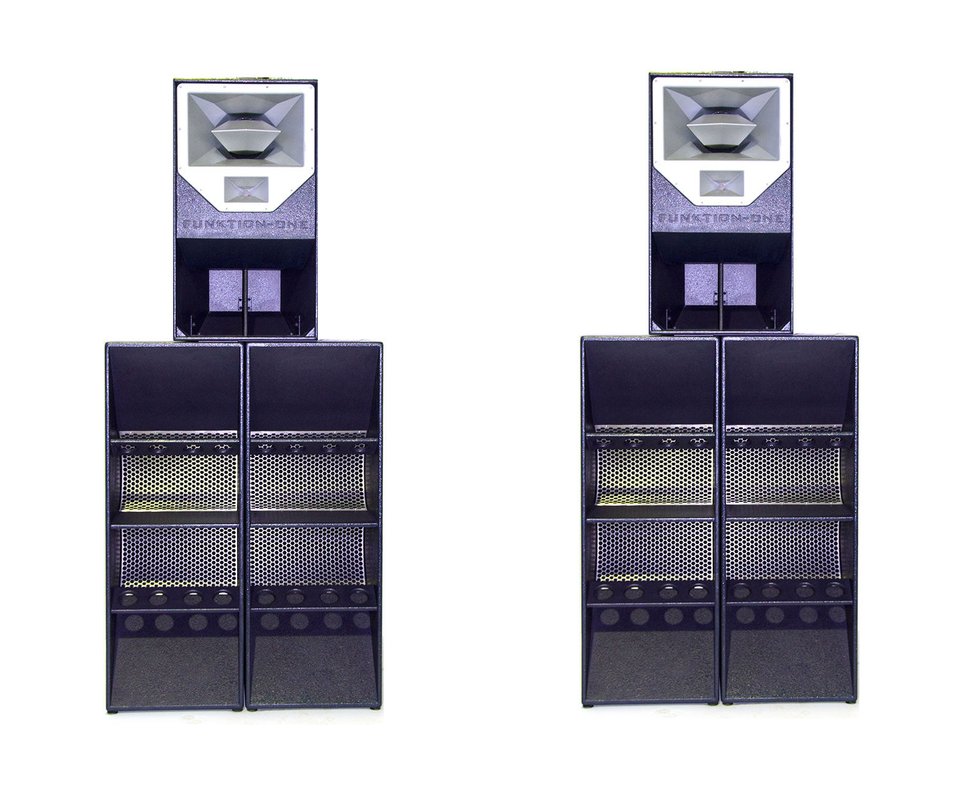 Funktion-one sound system c  (~350 capacity)