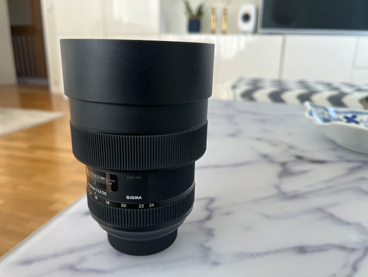 Sigma 14-24 2.8 dg för nikon f