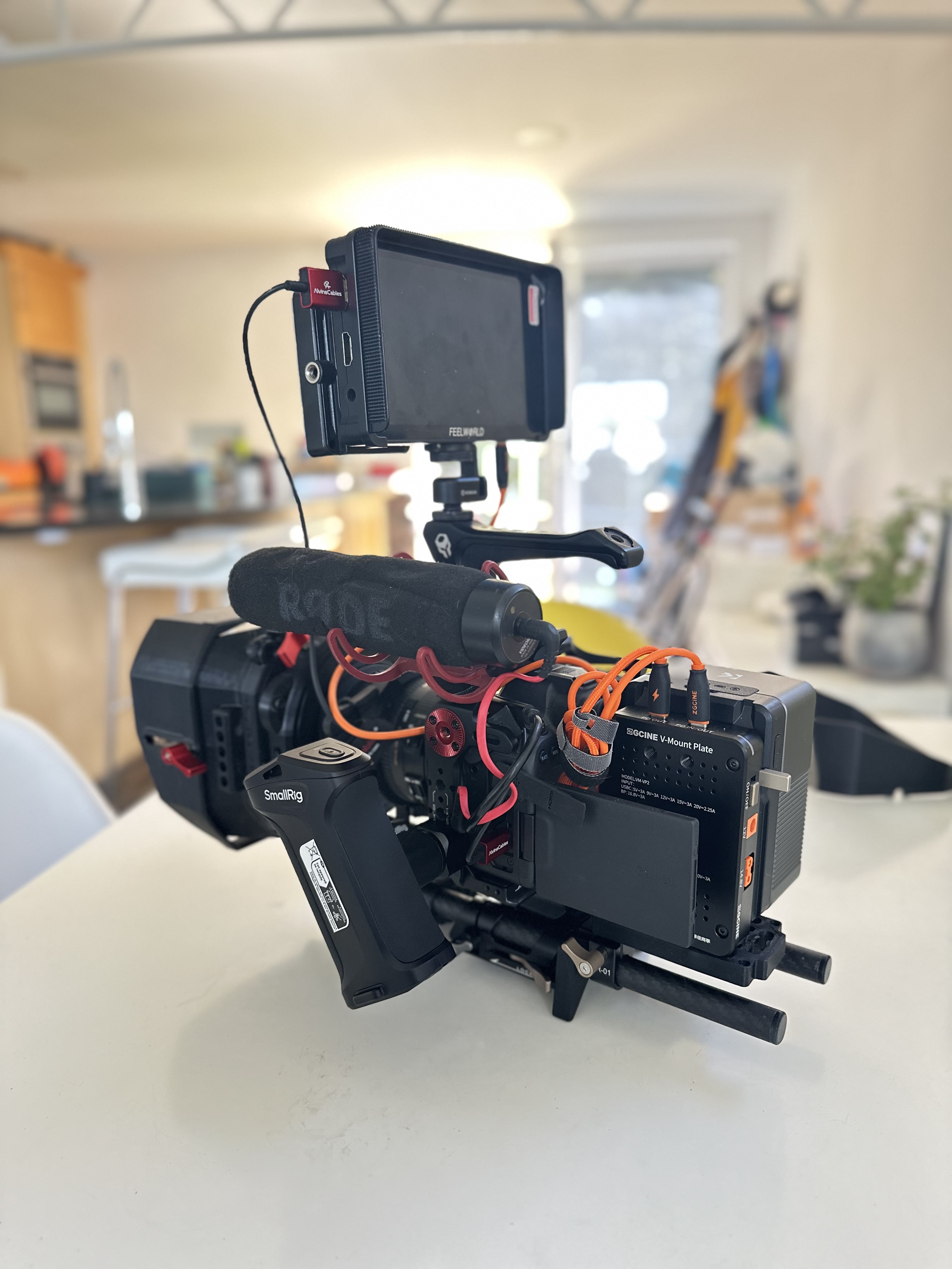 Canon r6 mark ii full cinema video rig 