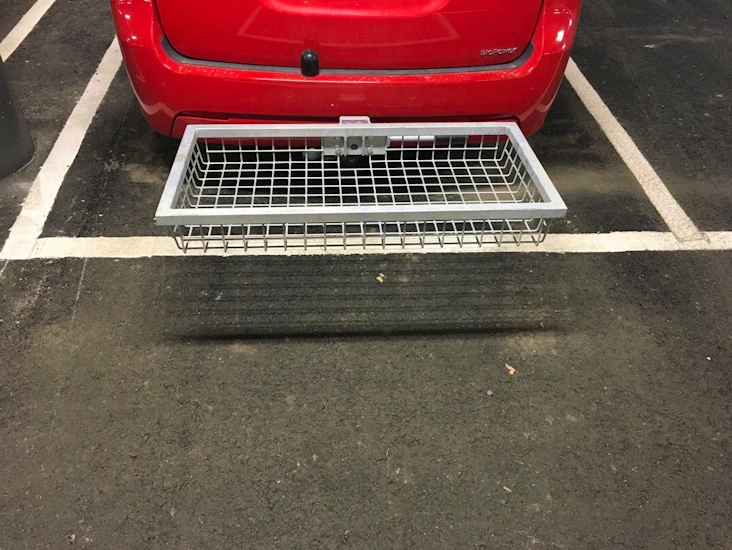 Heckpack lastkorg för dragkrok