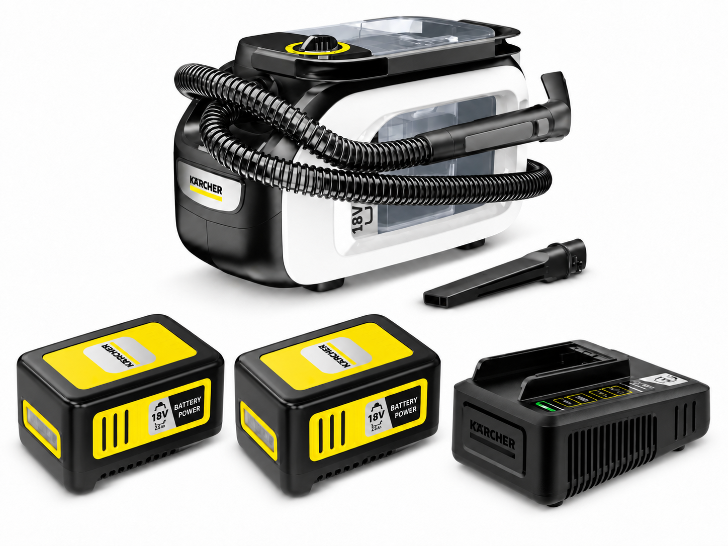 🧼🔋✨ kärcher se 3-18 compact battery -tekstiilipesuri vuokraan ✨🔋🧼