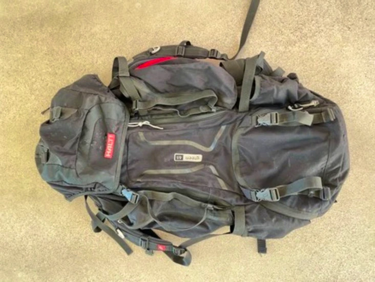 Halti green 65 litrainen rinkka