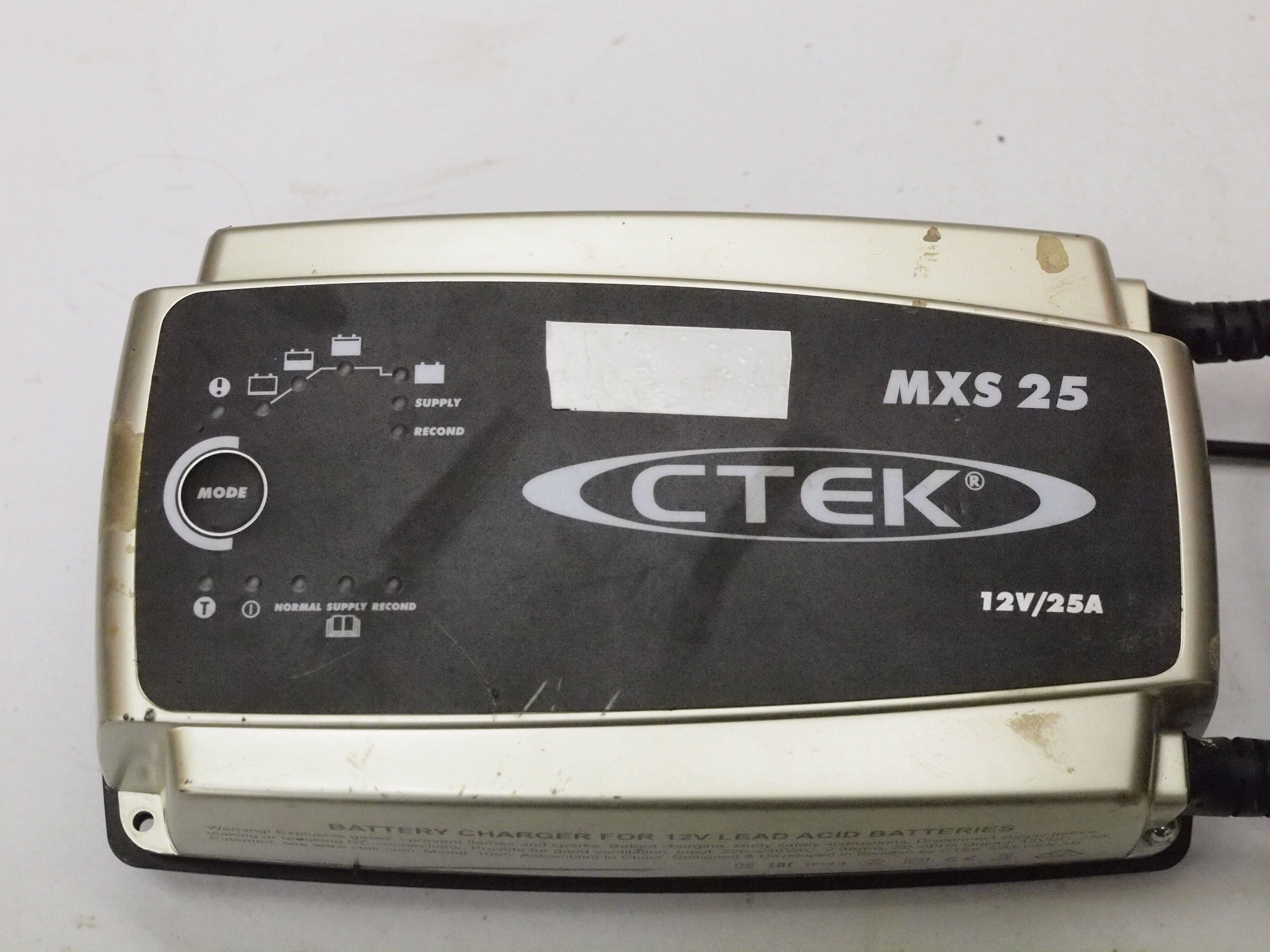 Ctek mxs25 12volt 25a med temp.övervakning