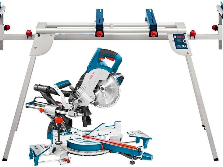 Kap- & gersås med stativ - bosch