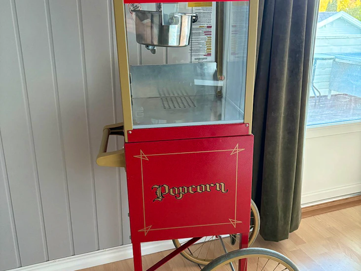 Popcornmaksin til leie