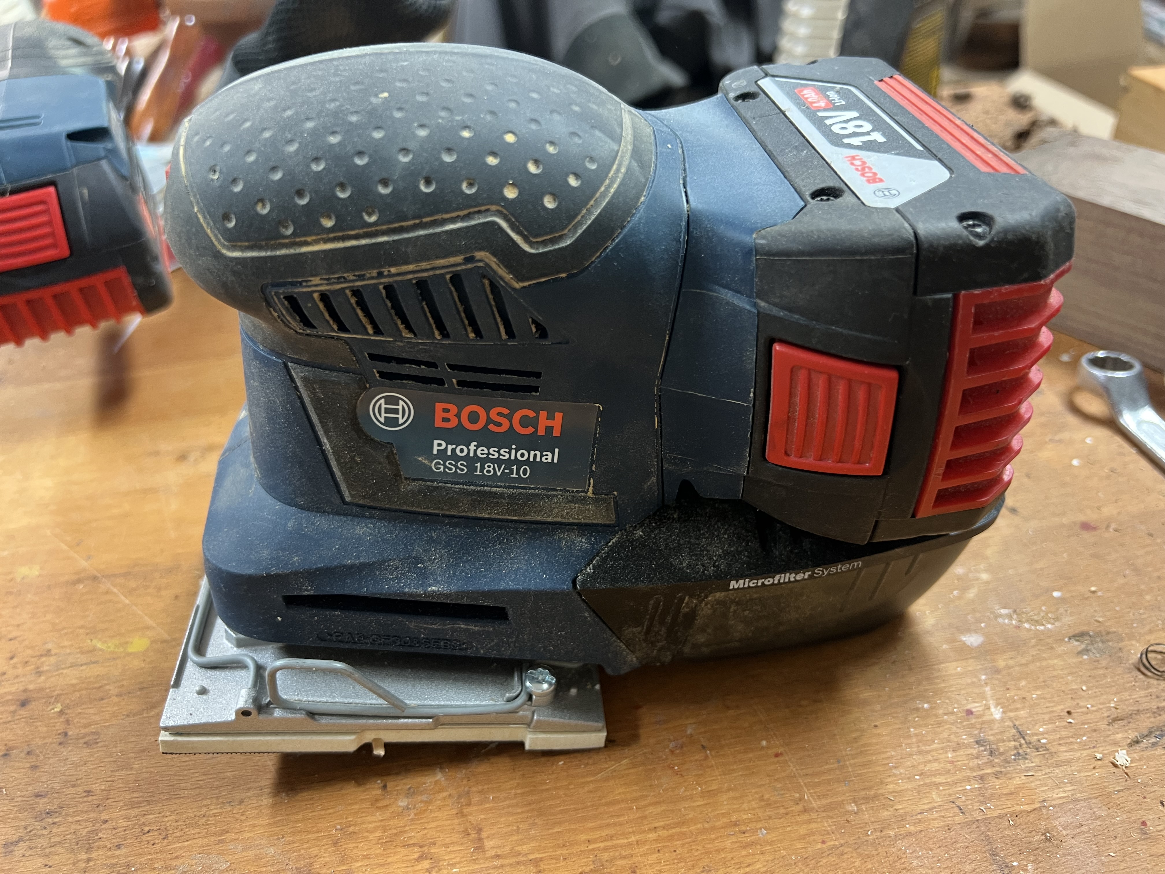 Bosch gss 18 v plansliper